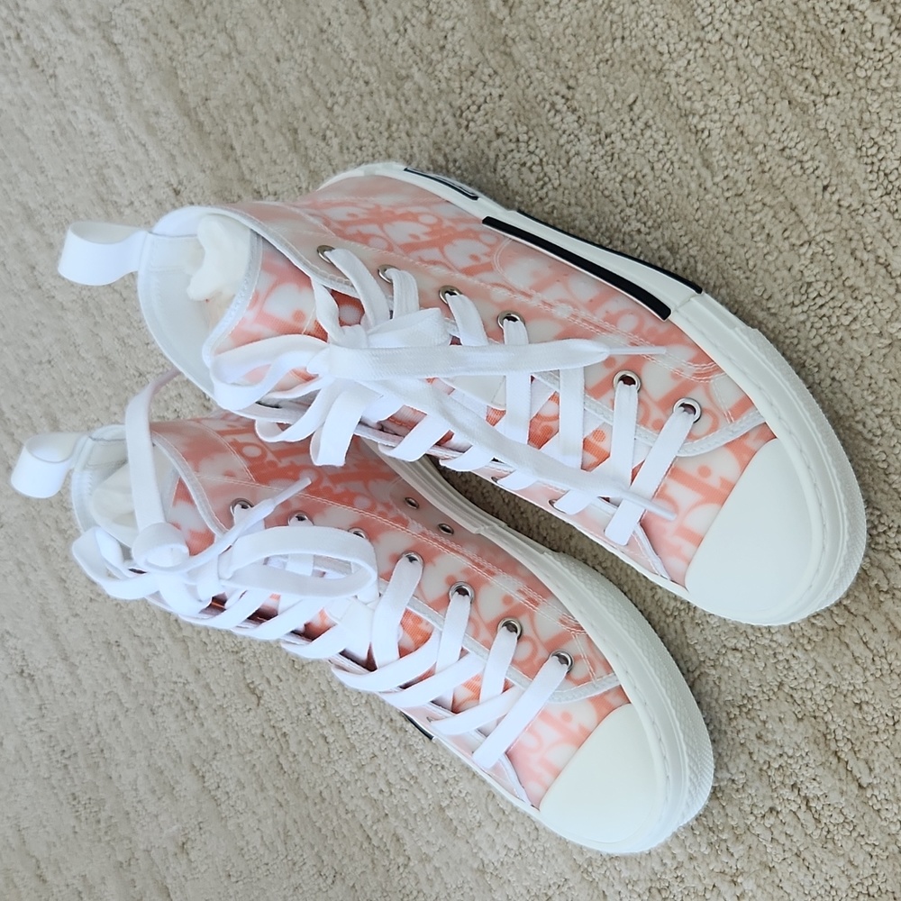 Dior B23 High Orange Oblique Canvas